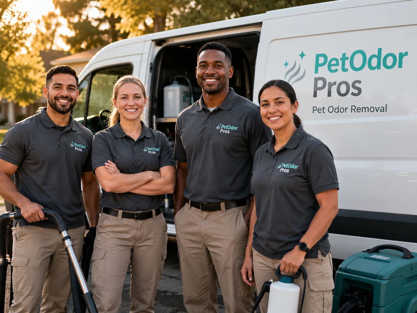 Pet Odor Removal team serving Mentcle, PA